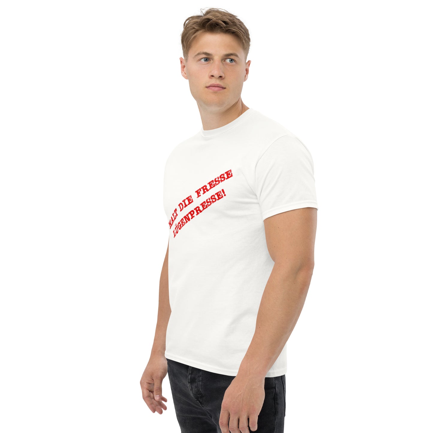 Halt die Fresse - Klassisches Unisex T-Shirt